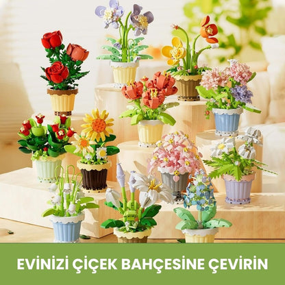 BlockFlorist™- Lego Nadide Tür Saksı